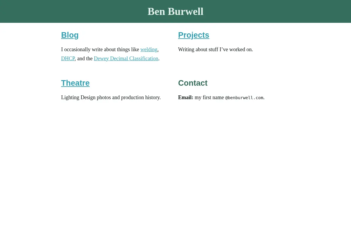 Ben Burwell