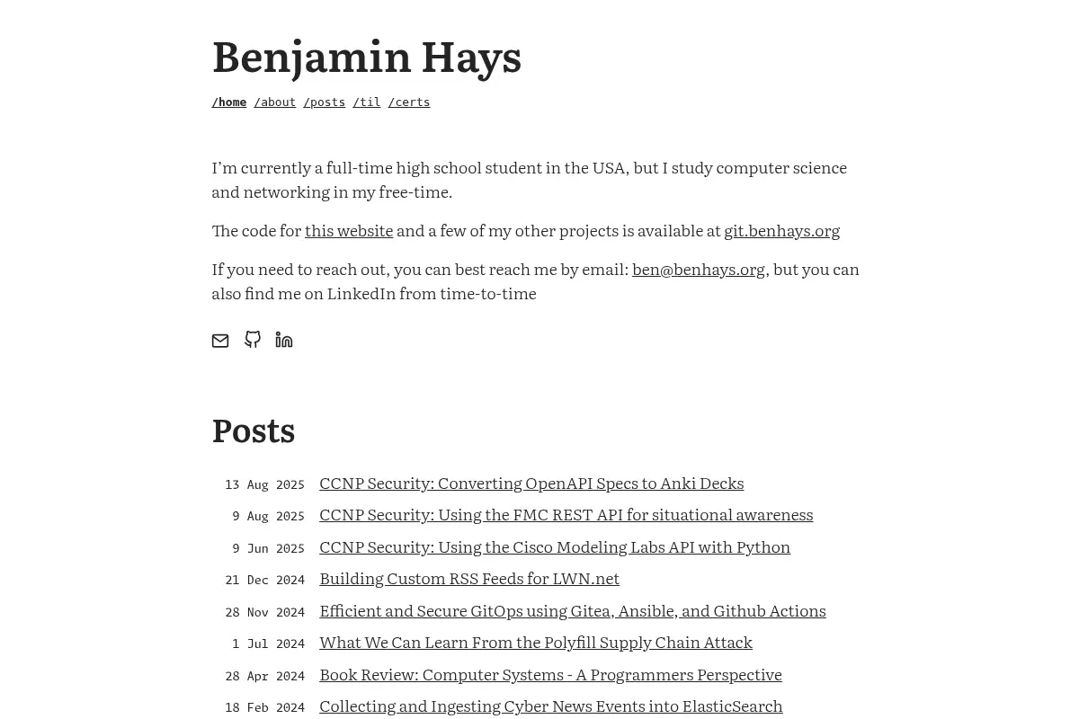 Benjamin Hays