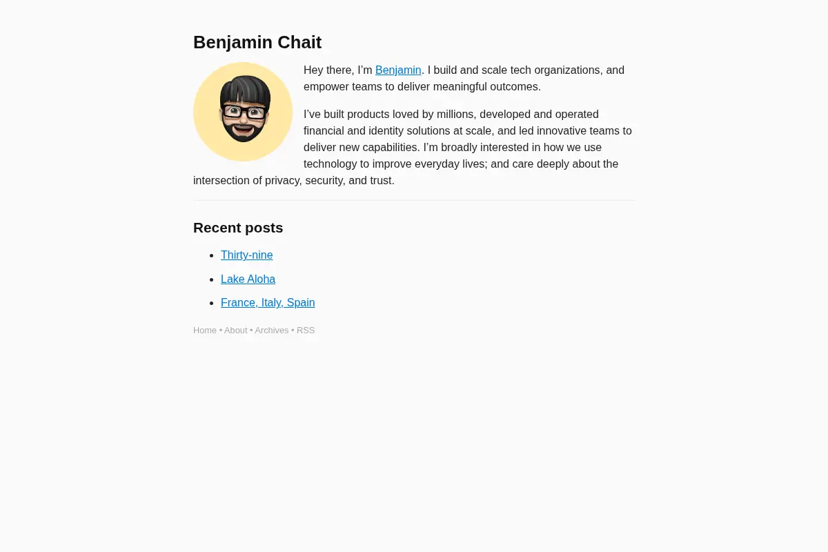 Benjamin Chait