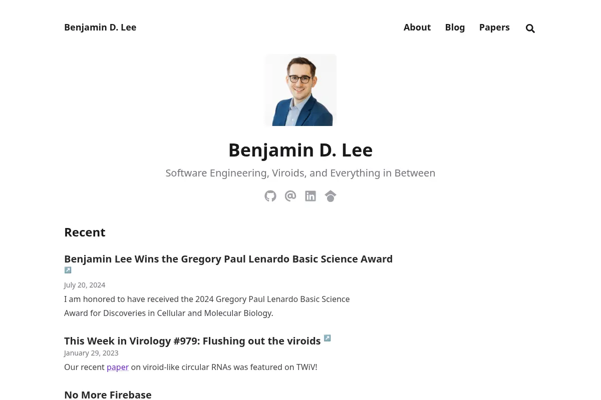 Benjamin D. Lee