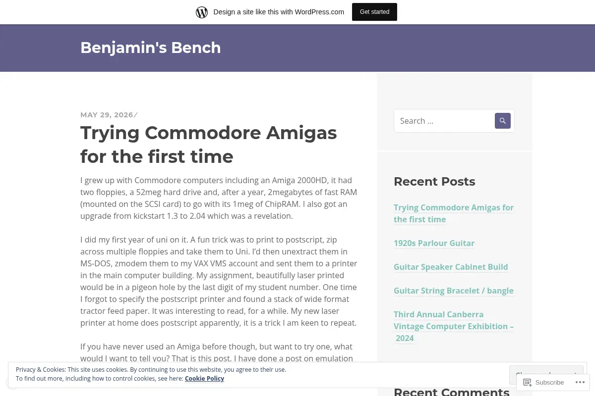 Benjamin's Bench