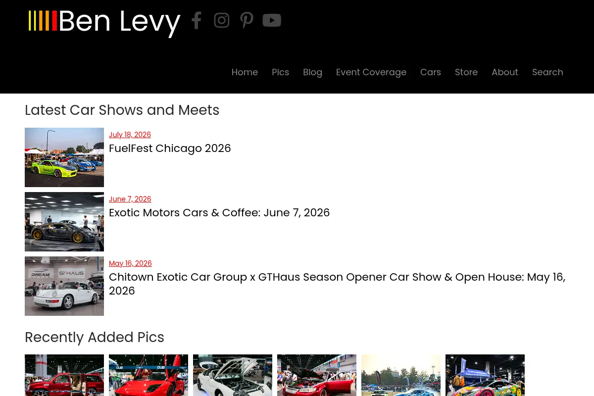 Ben Levy Automotive Photography