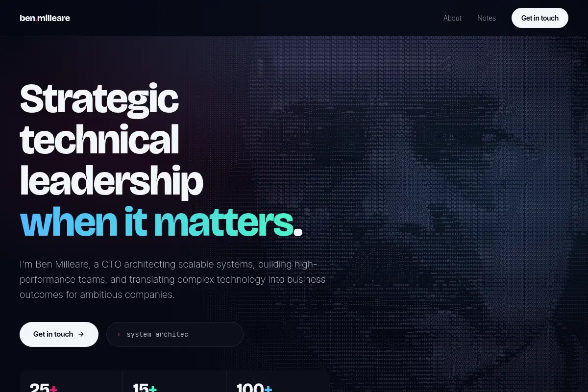 Ben Milleare - CTO | CIO | CISO