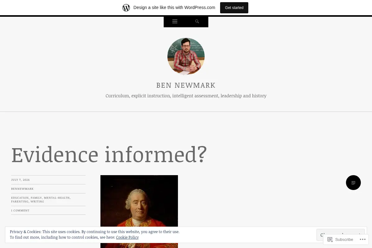 Ben Newmark | Curriculum, explicit instruction, intelligent assessment, leadership and history