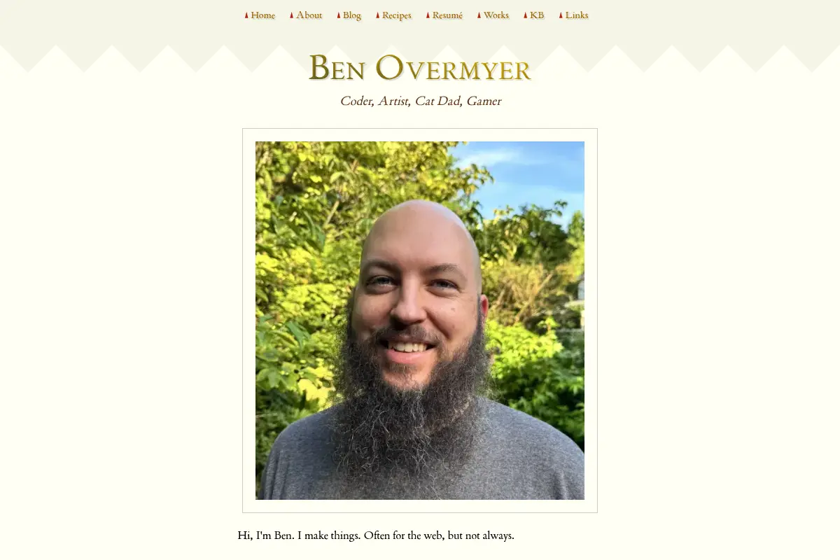 Ben Overmyer, the Coder