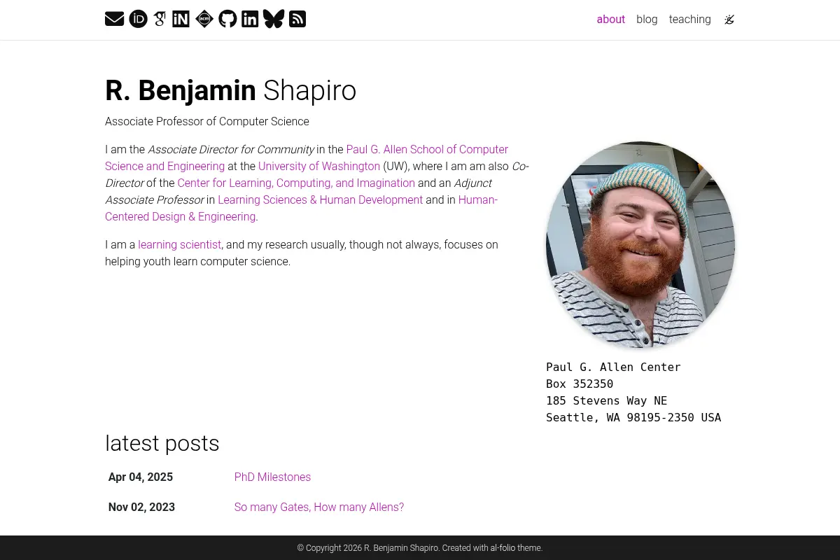 R. Benjamin Shapiro