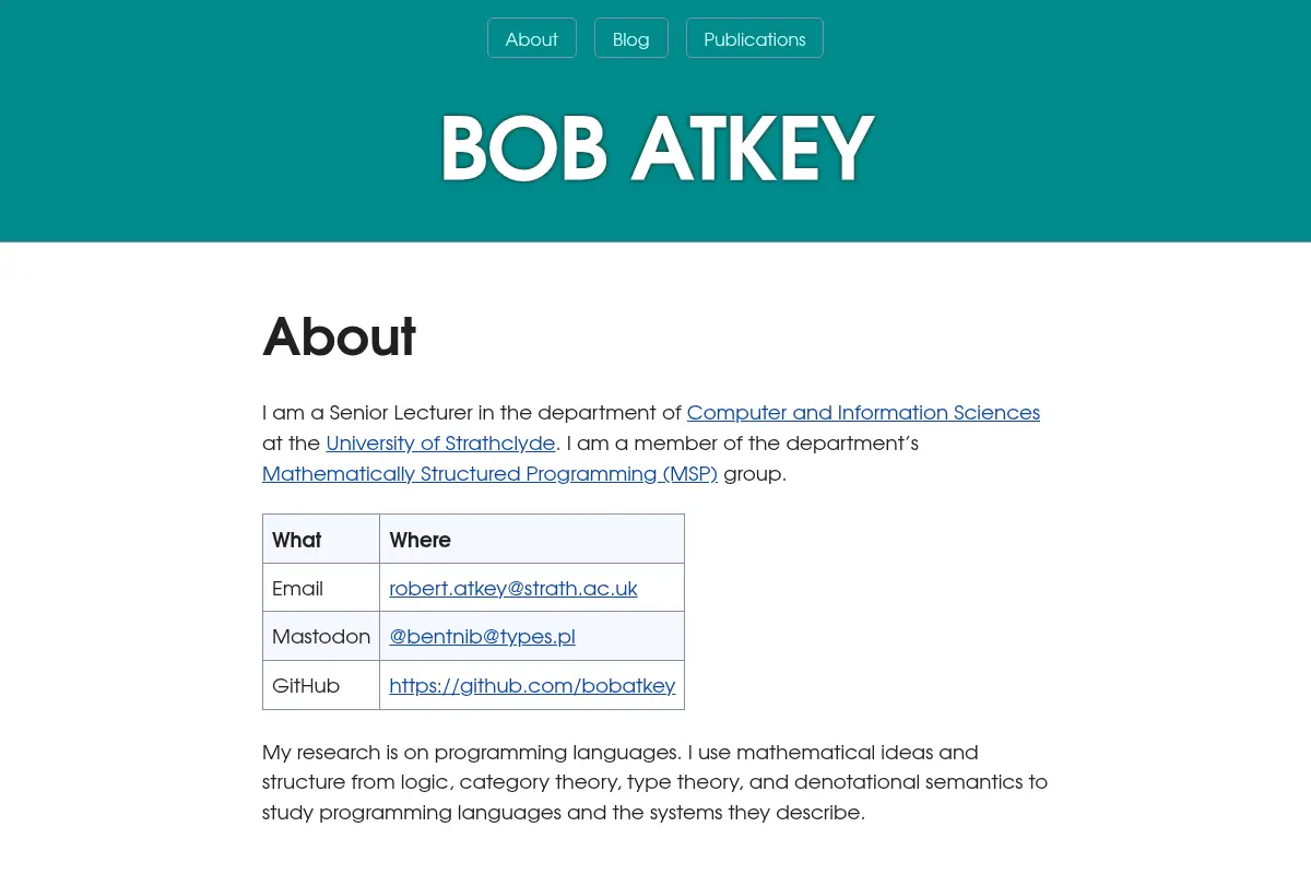 Bob Atkey