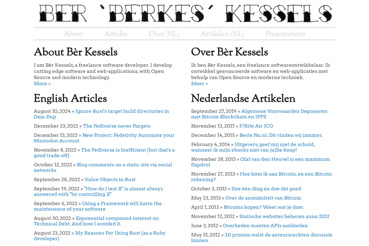 Bèr ‘berkes’ Kessels