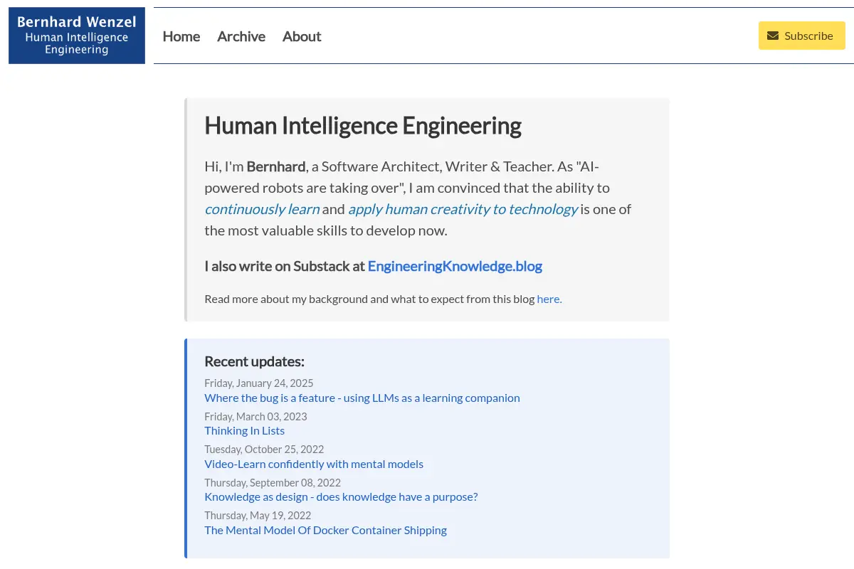 Human Intelligence Engineering