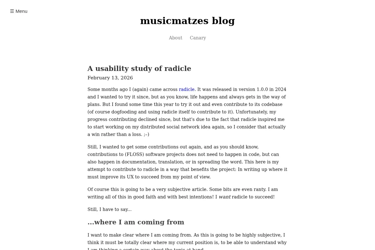 musicmatzes blog