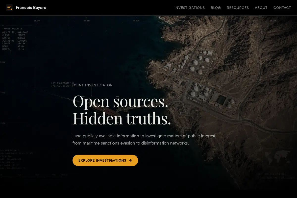 Francois Beyers — OSINT Investigator