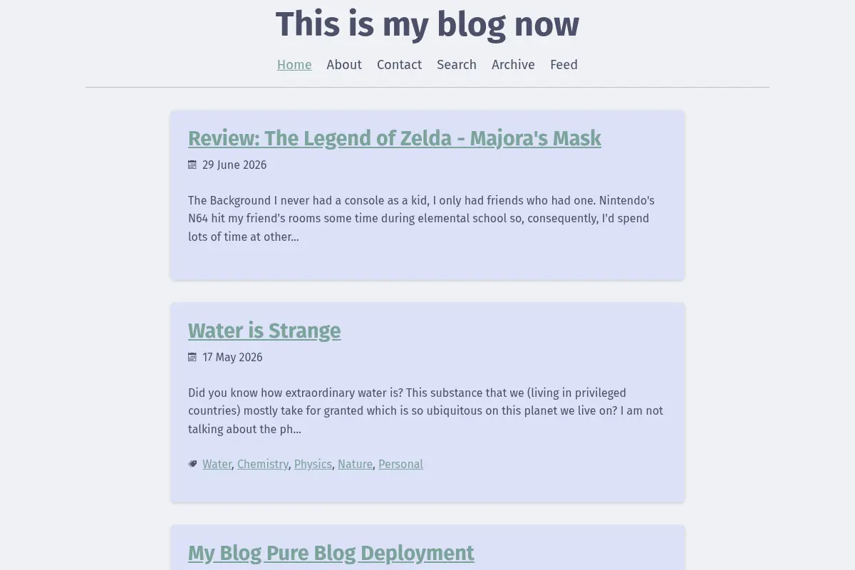 This is my blog now