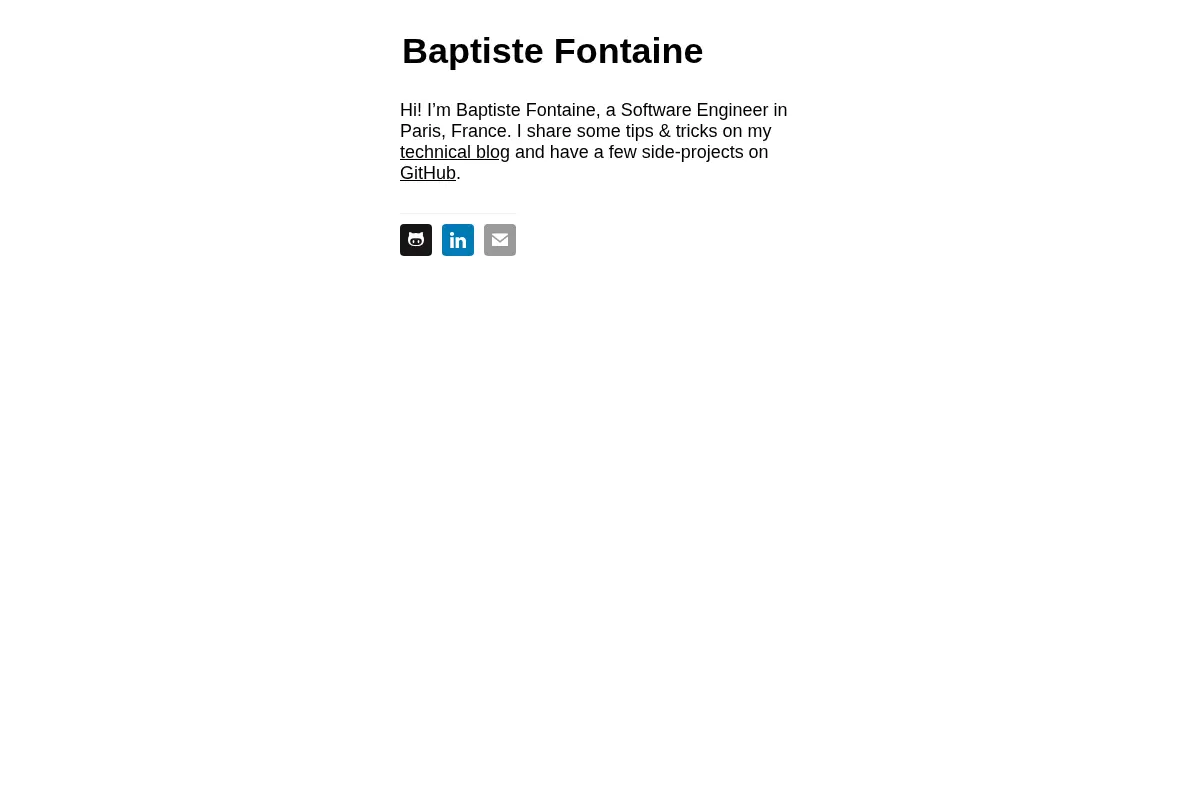 Baptiste Fontaine