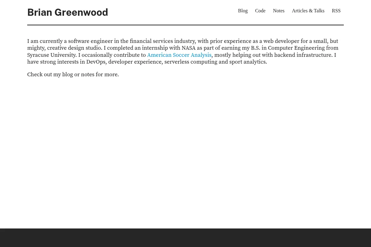 Brian Greenwood