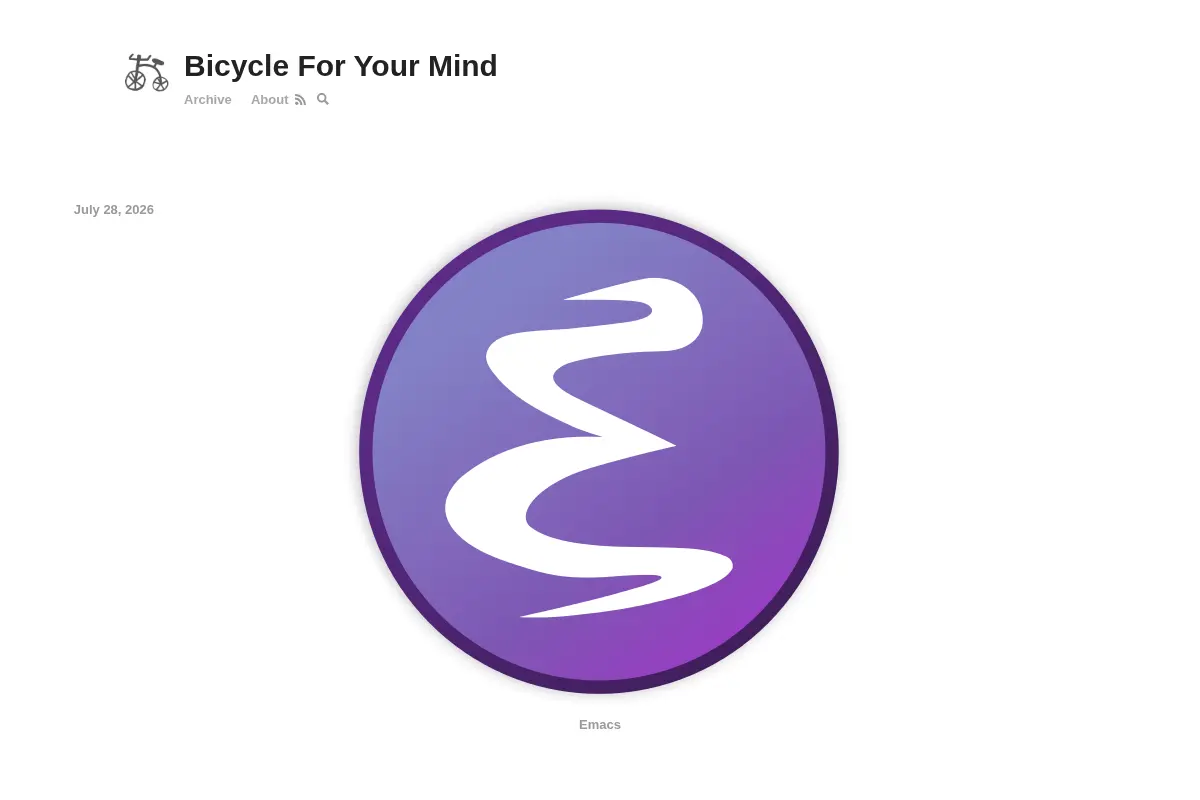Bicycle For Your Mind