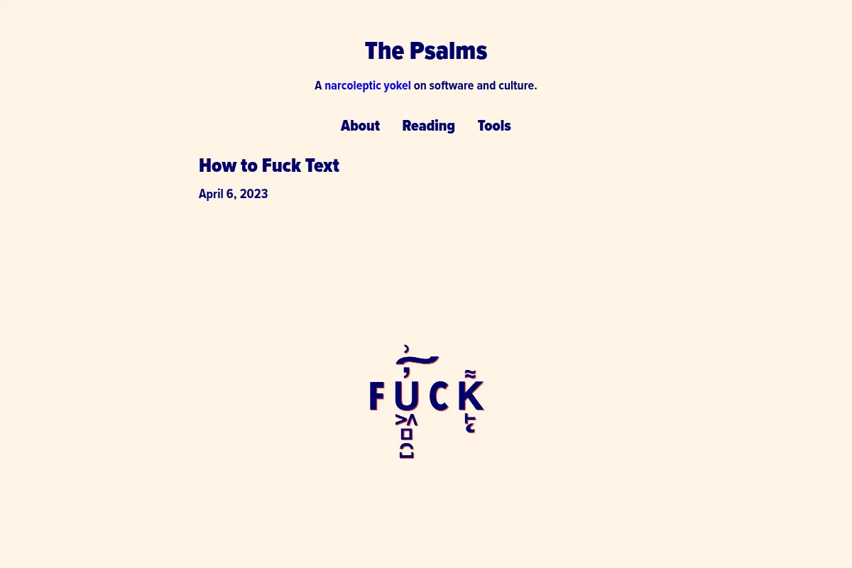 The Psalms