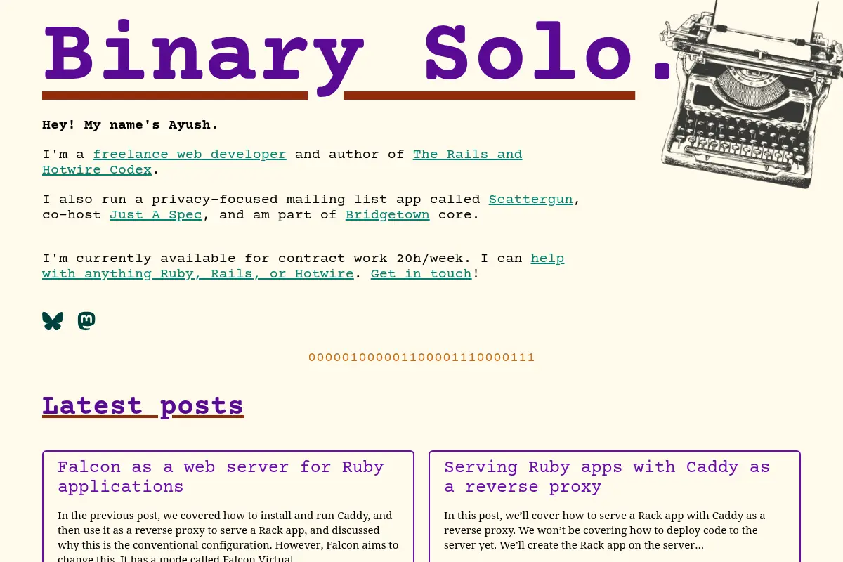 Binary Solo