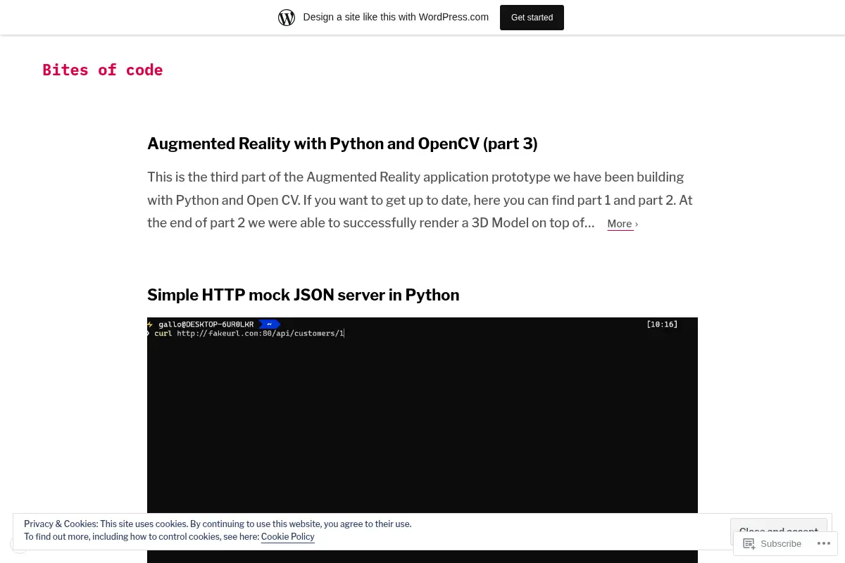 Bites of code