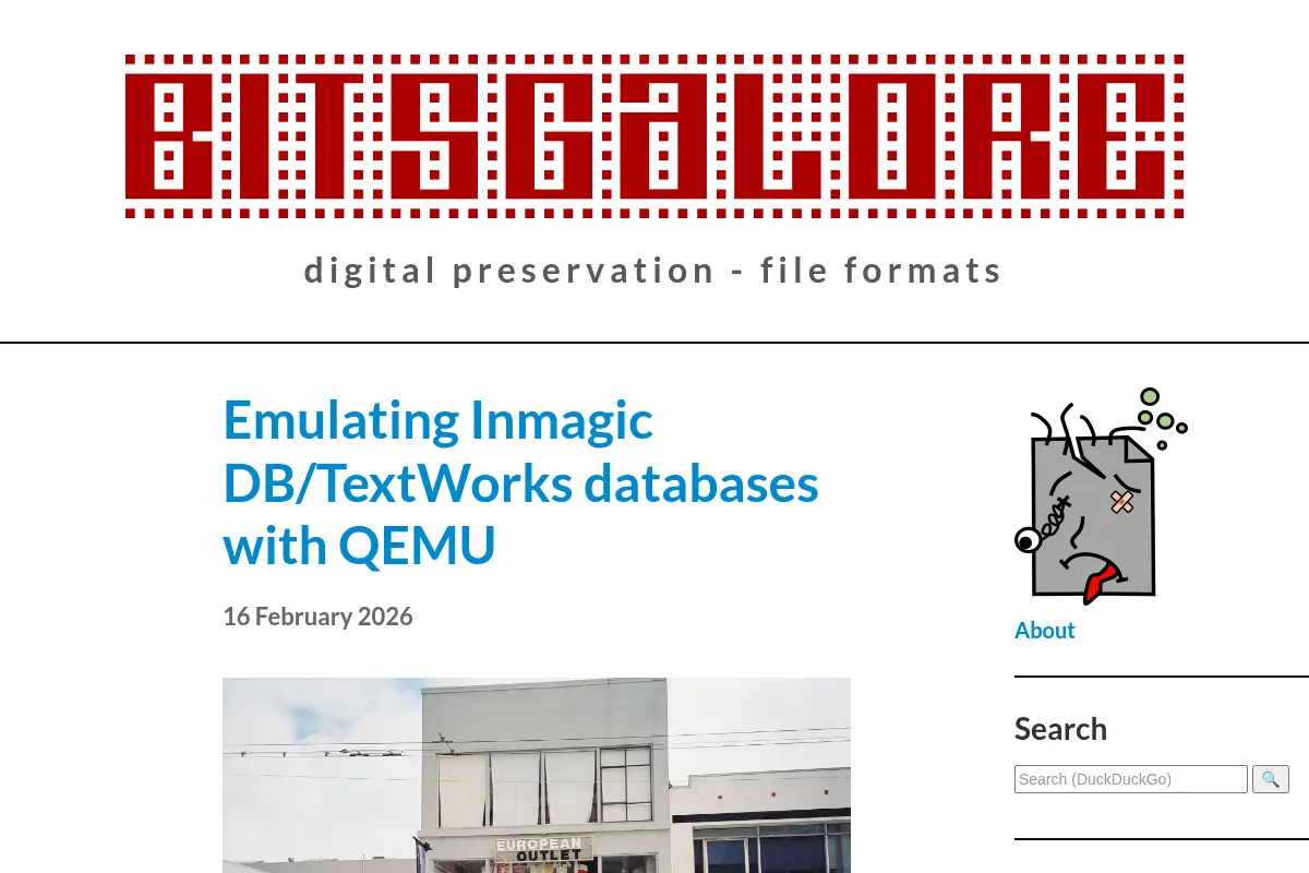 bitsgalore.org - Digital Preservation Blog