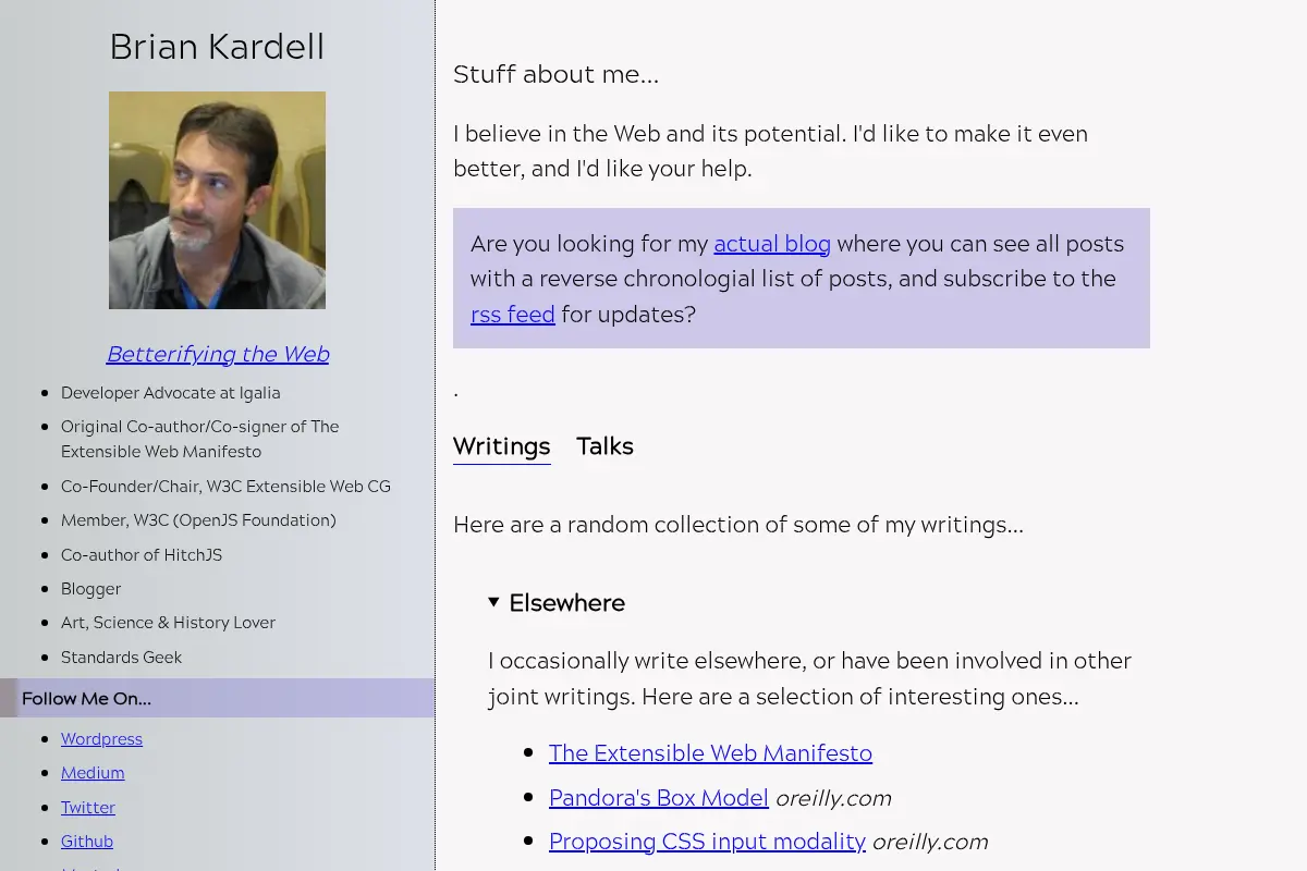 Brian Kardell: Introduction