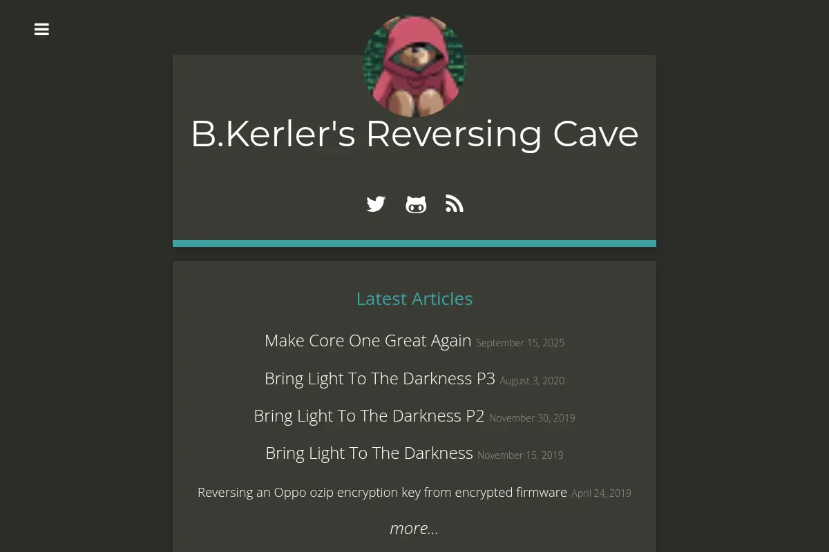 B.Kerler's Reversing Cave