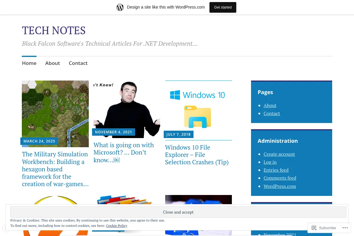 TECH NOTES – Black Falcon Software's Technical Articles For .NET Development