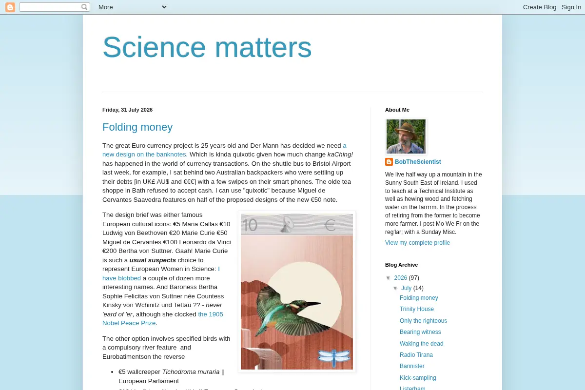 Science matters