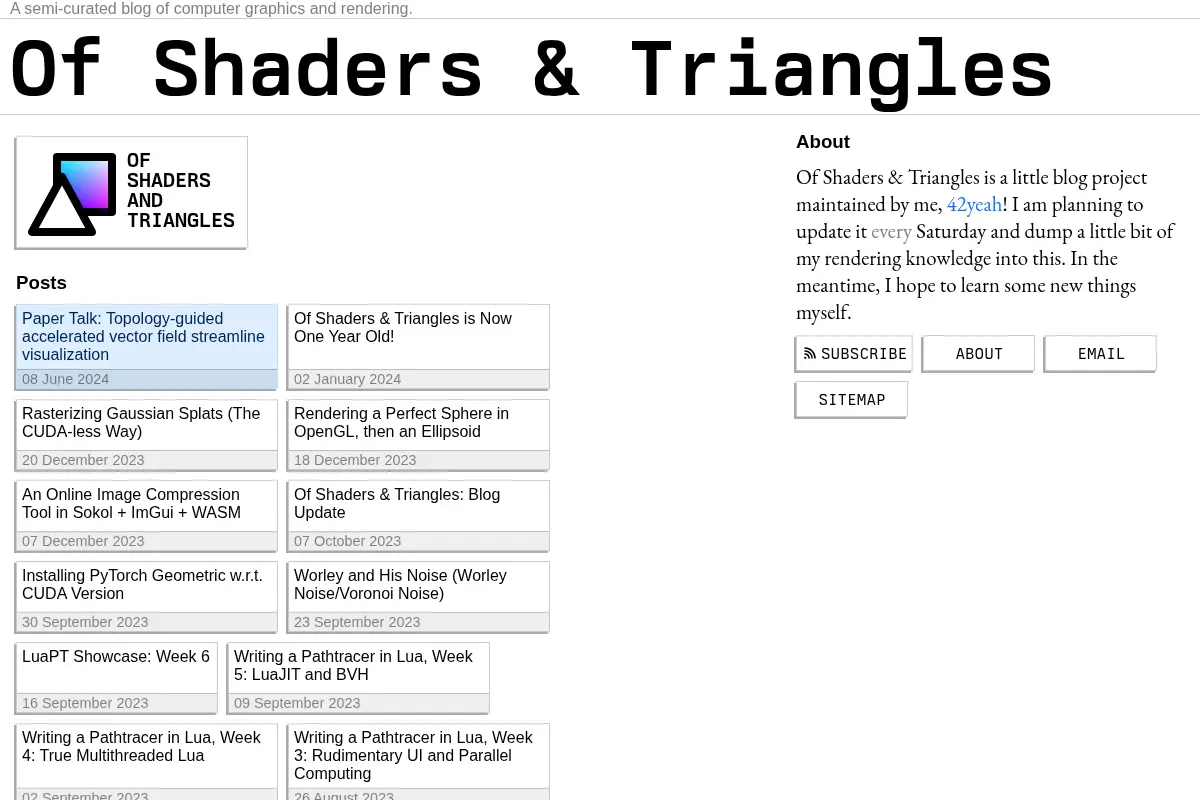 Of Shaders & Triangles