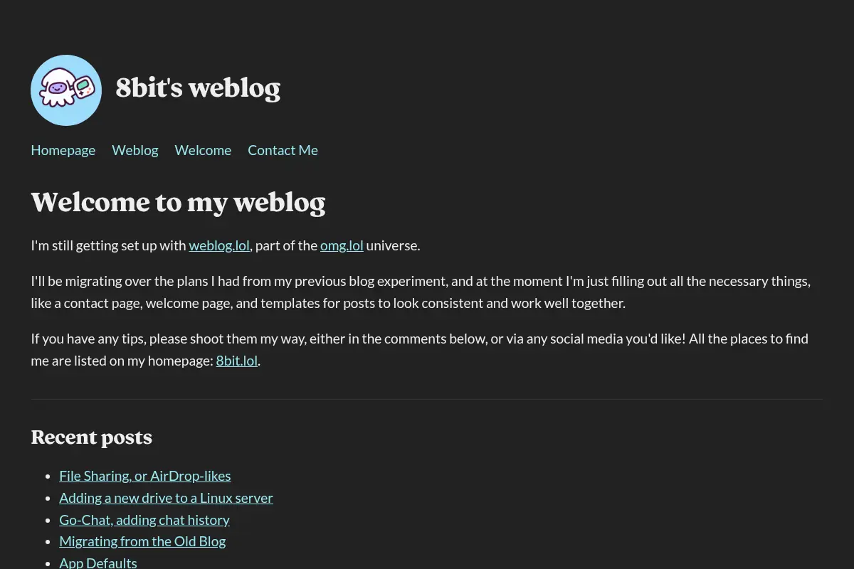 8bit's weblog
