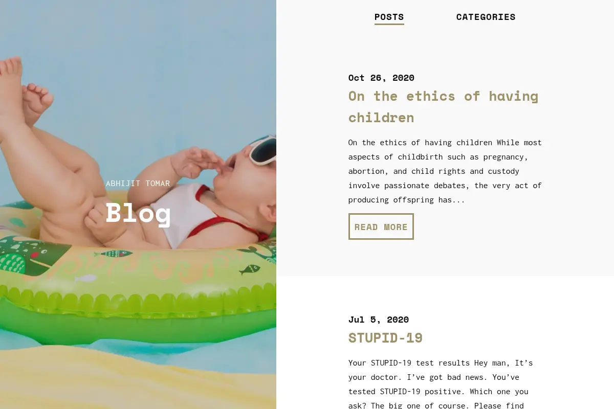Abhijit Tomar's Blog