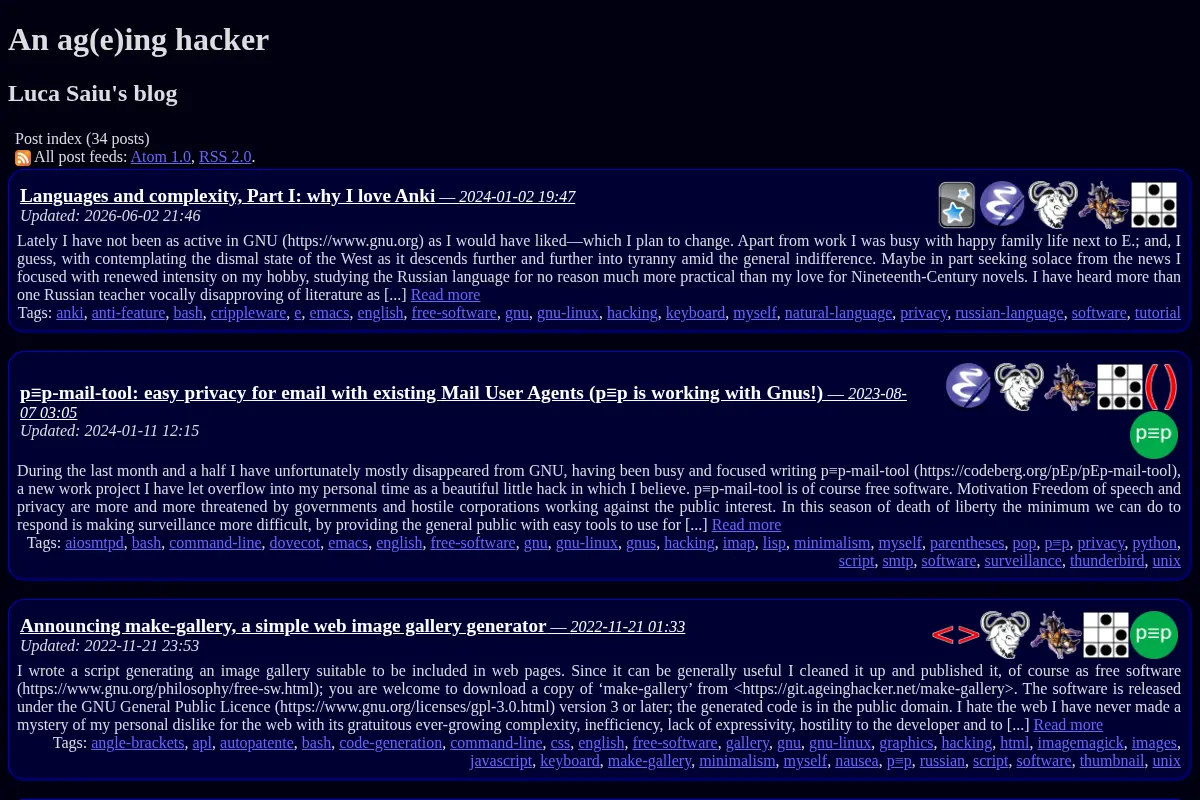 An ag(e)ing hacker -- Luca Saiu's blog