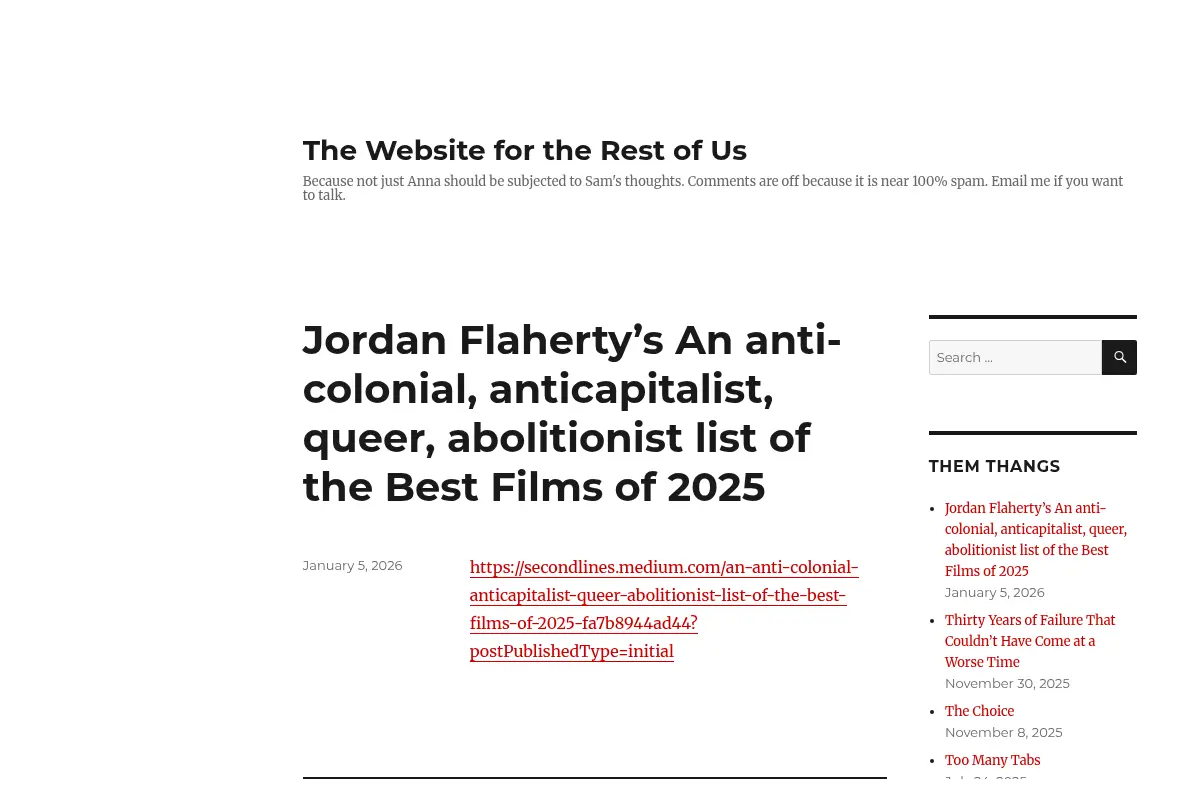 The Website for the Rest of Us