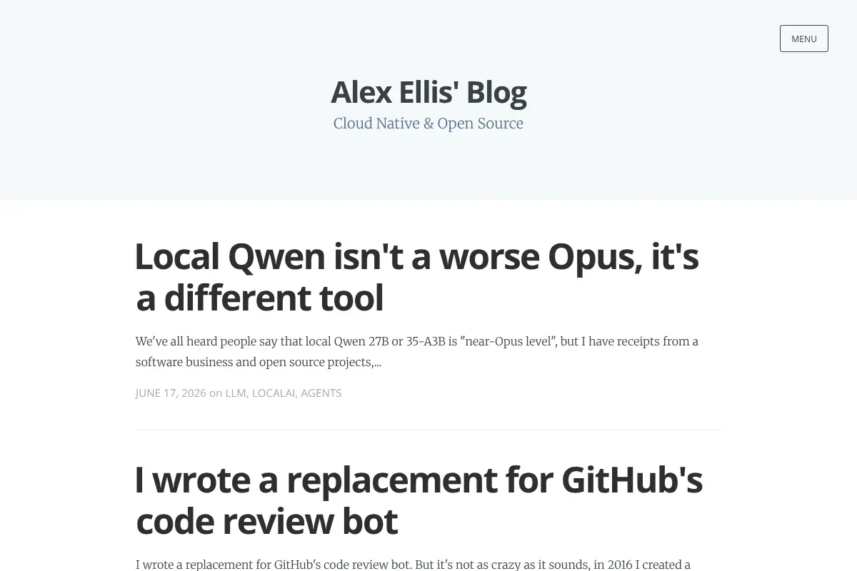 Alex Ellis' Blog