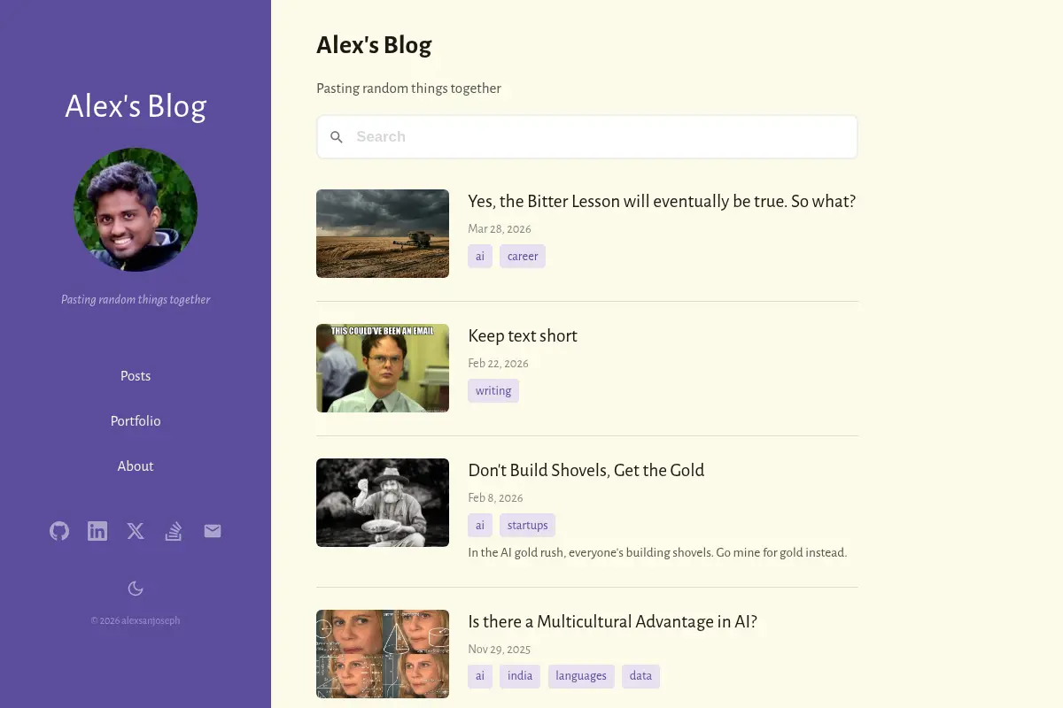 Alex's Blog