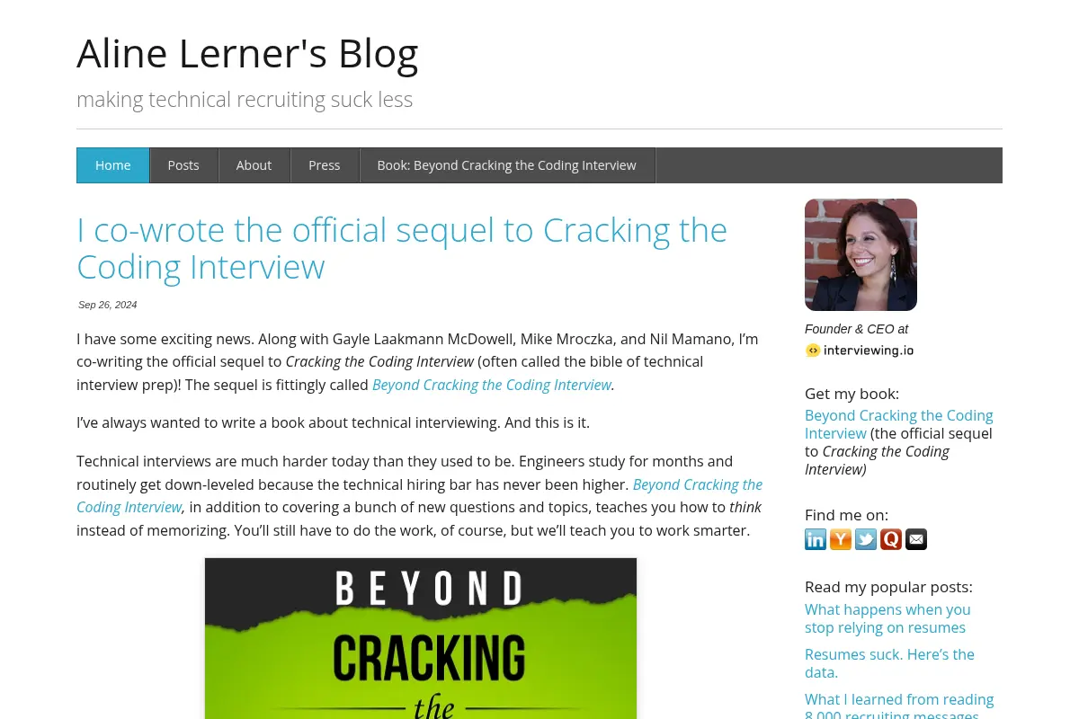 Aline Lerner's Blog