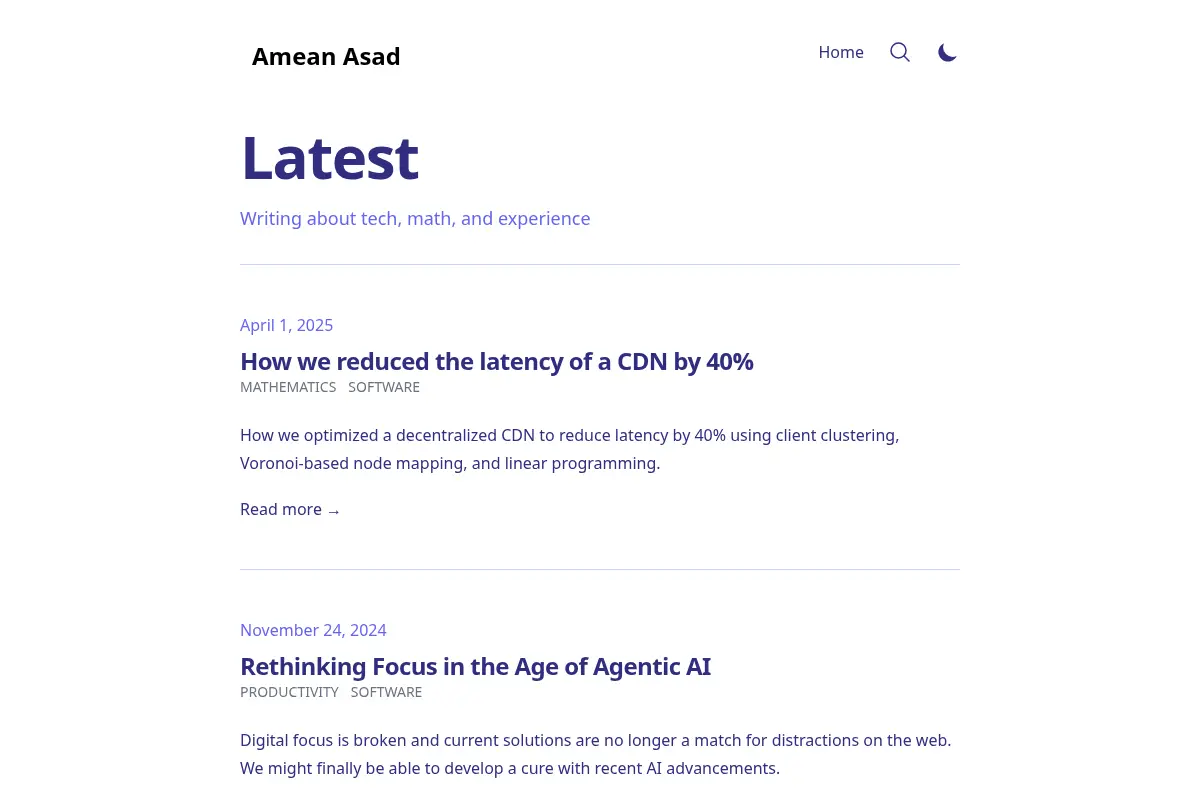 Amean Asad's Blog