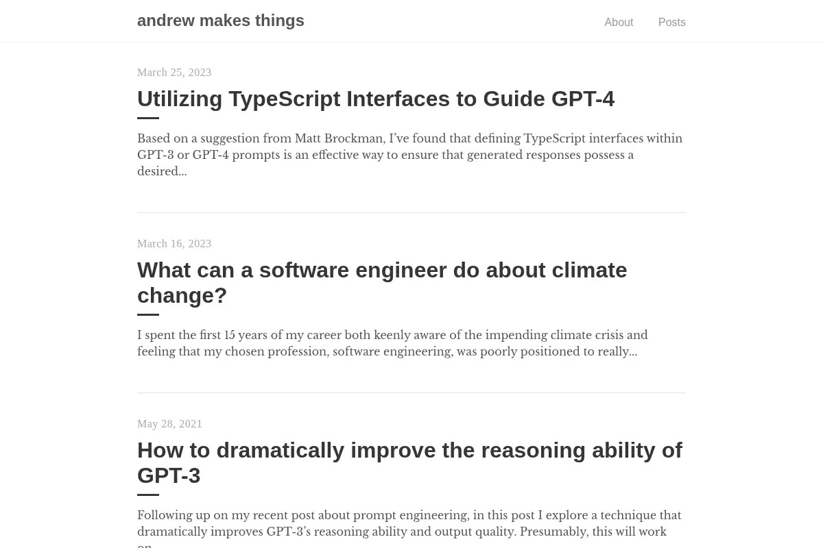 · andrew makes things