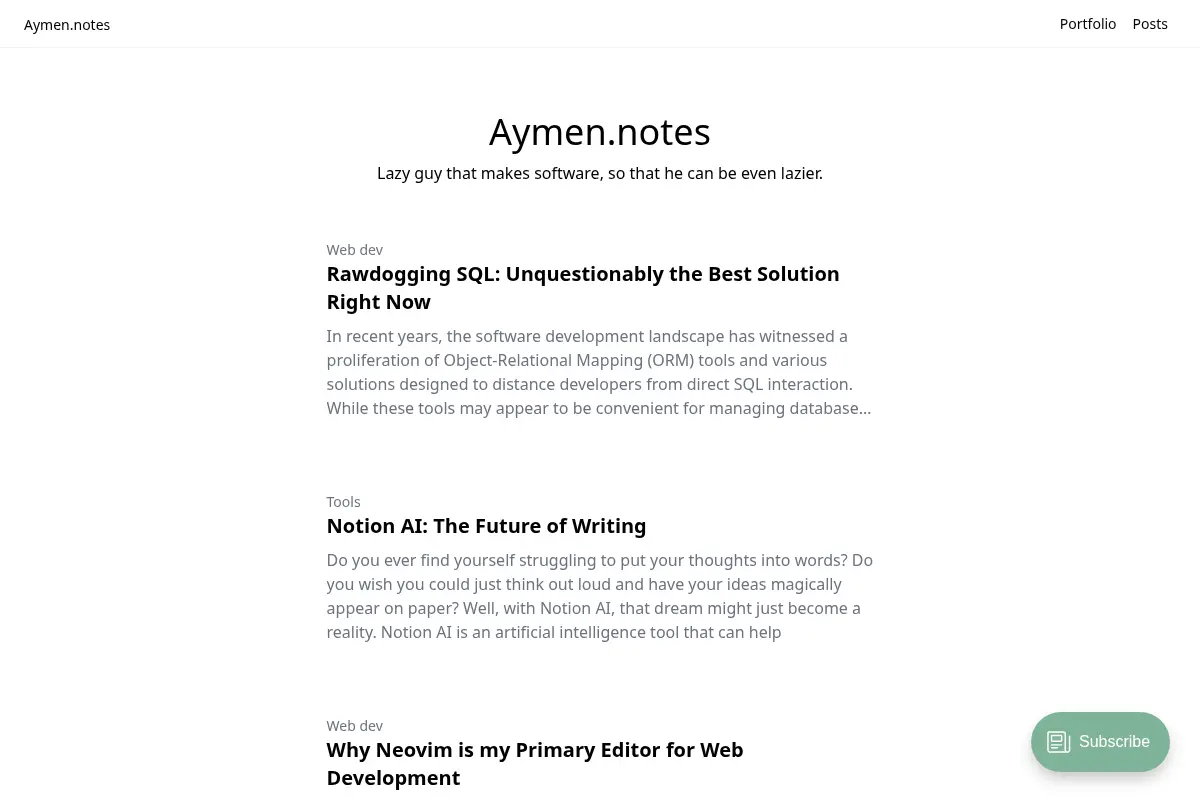 Aymen.notes
