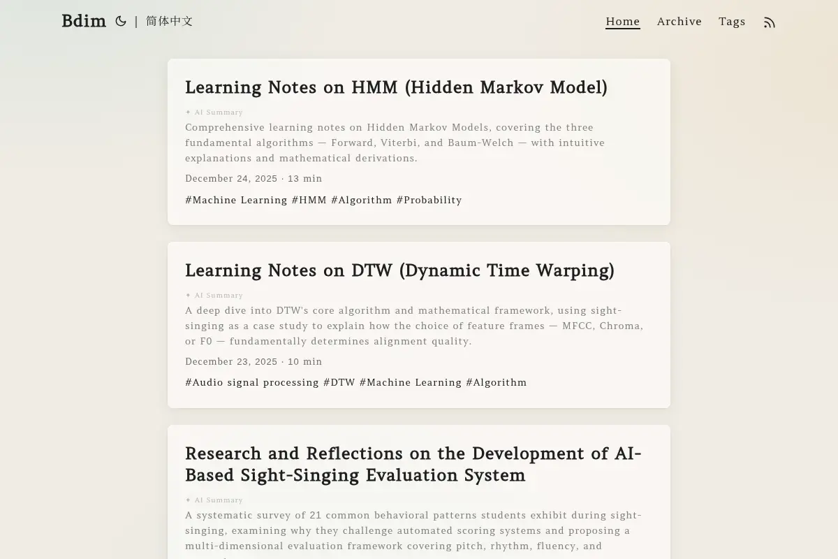 Bdim's Blog