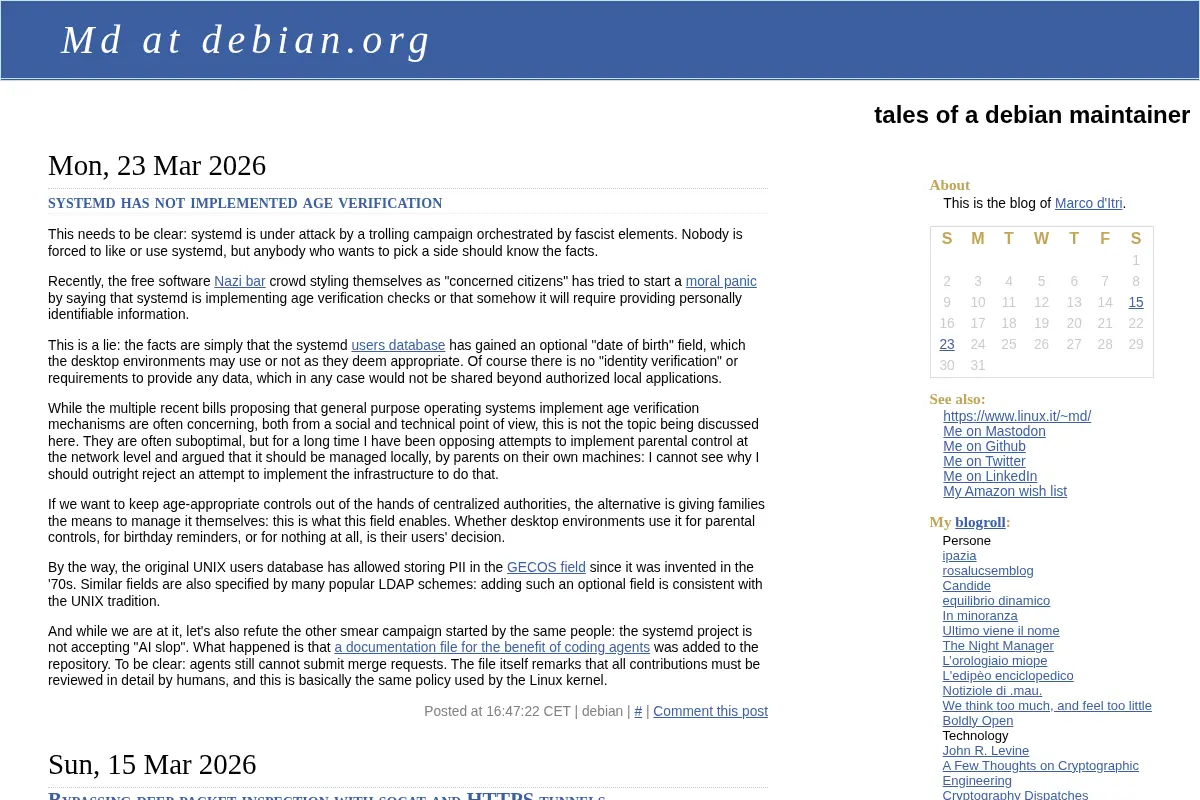 Md at debian.org