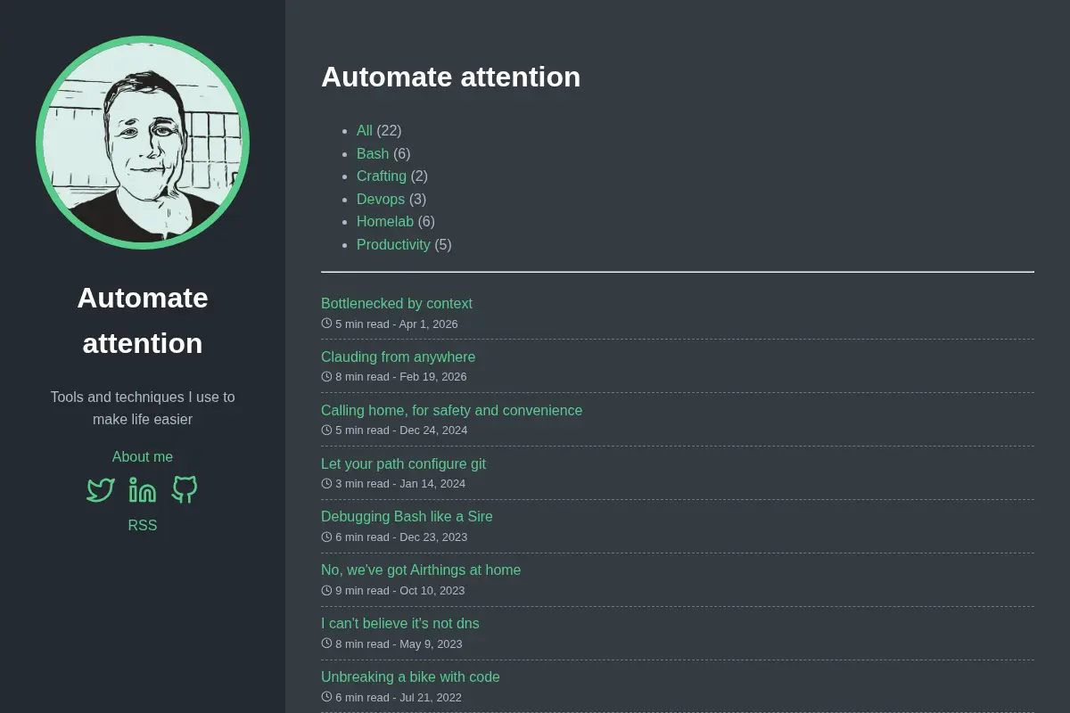 Automate attention