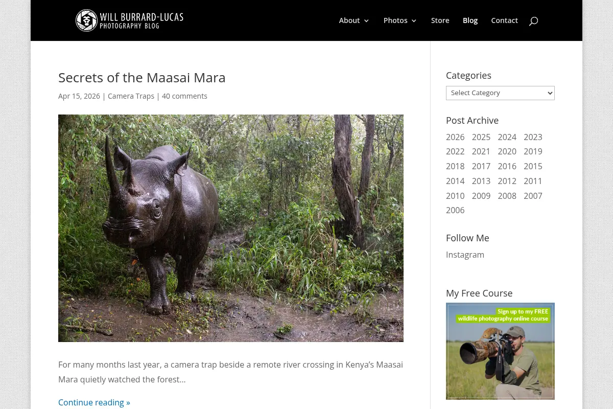 Will Burrard-Lucas Blog