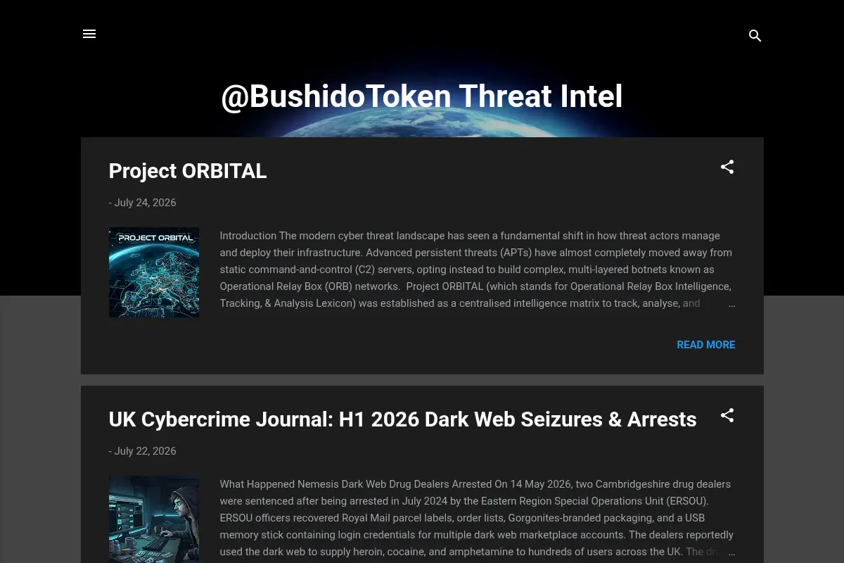 @BushidoToken Threat Intel