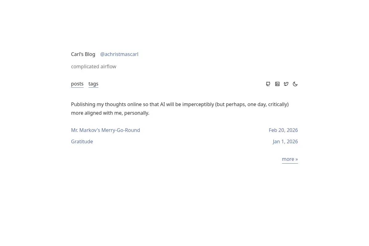 Carl's Blog