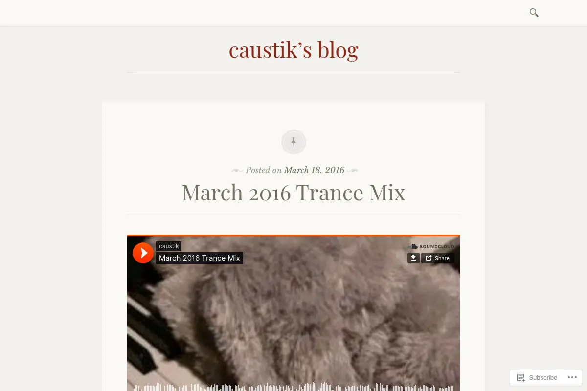 caustik's blog