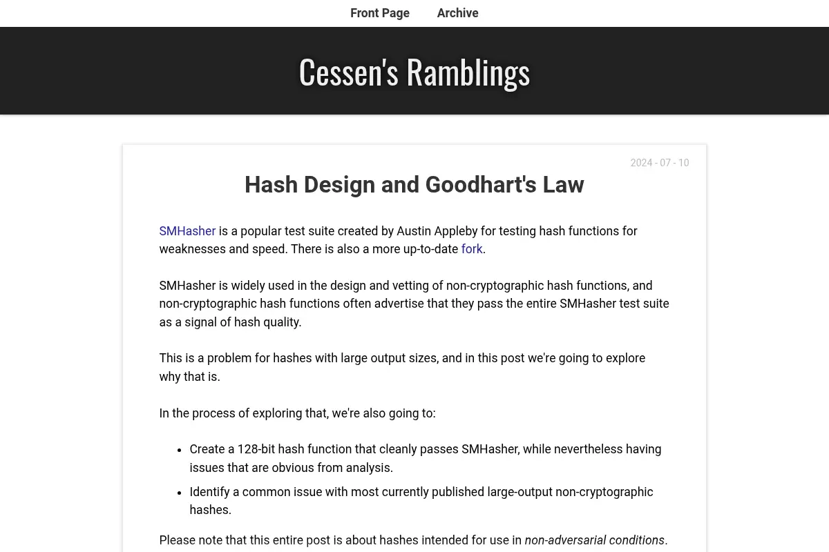 Cessen's Ramblings