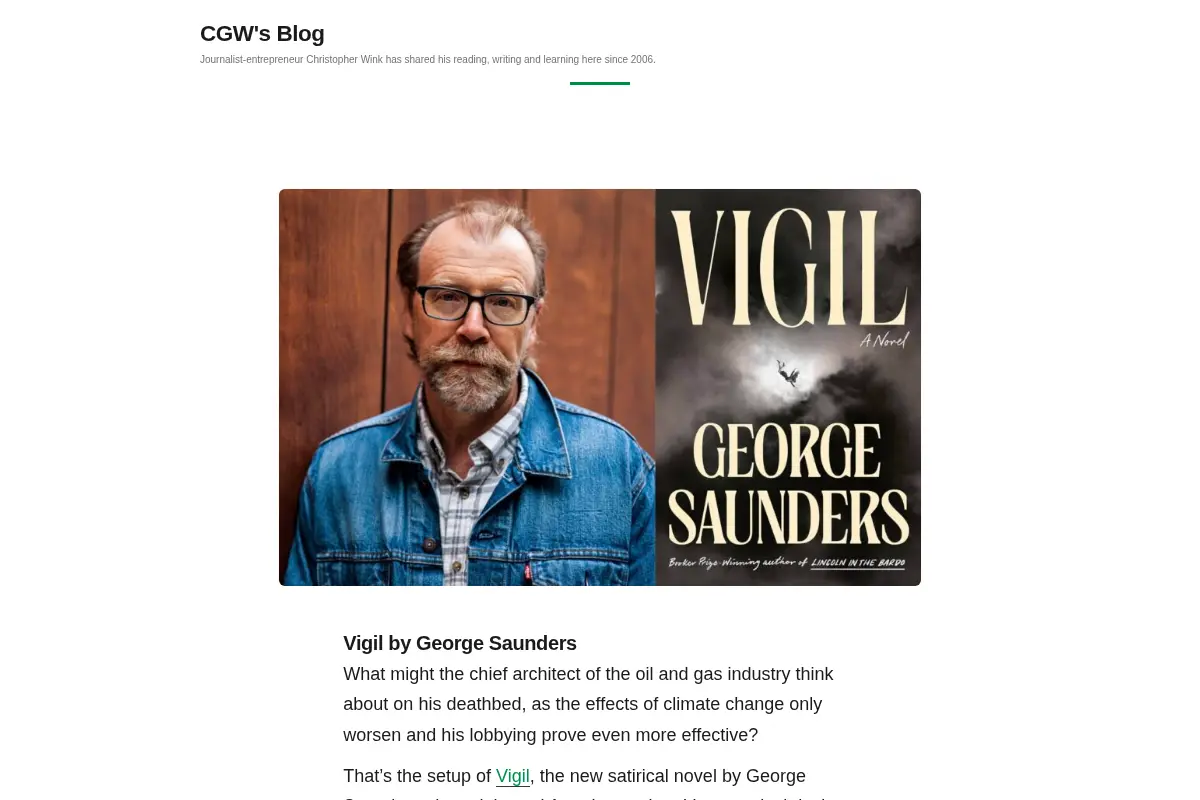Christopher Wink's Blog