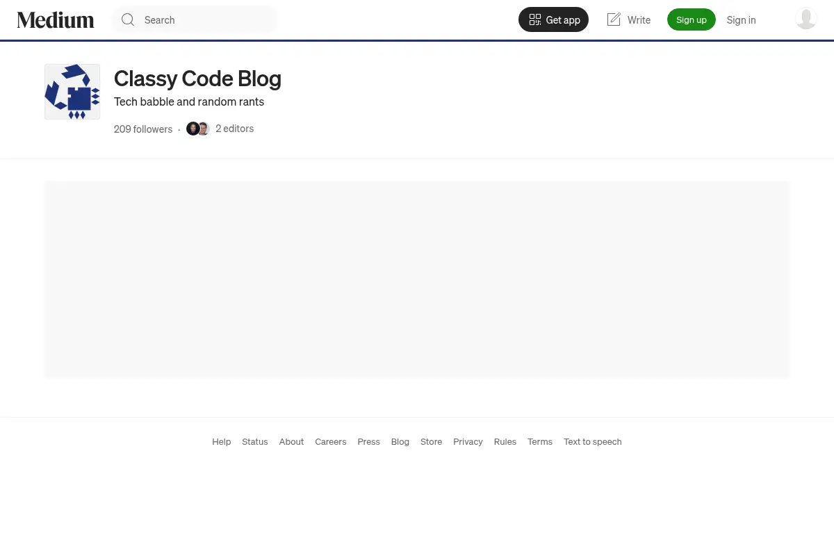 ClassyCode Blog