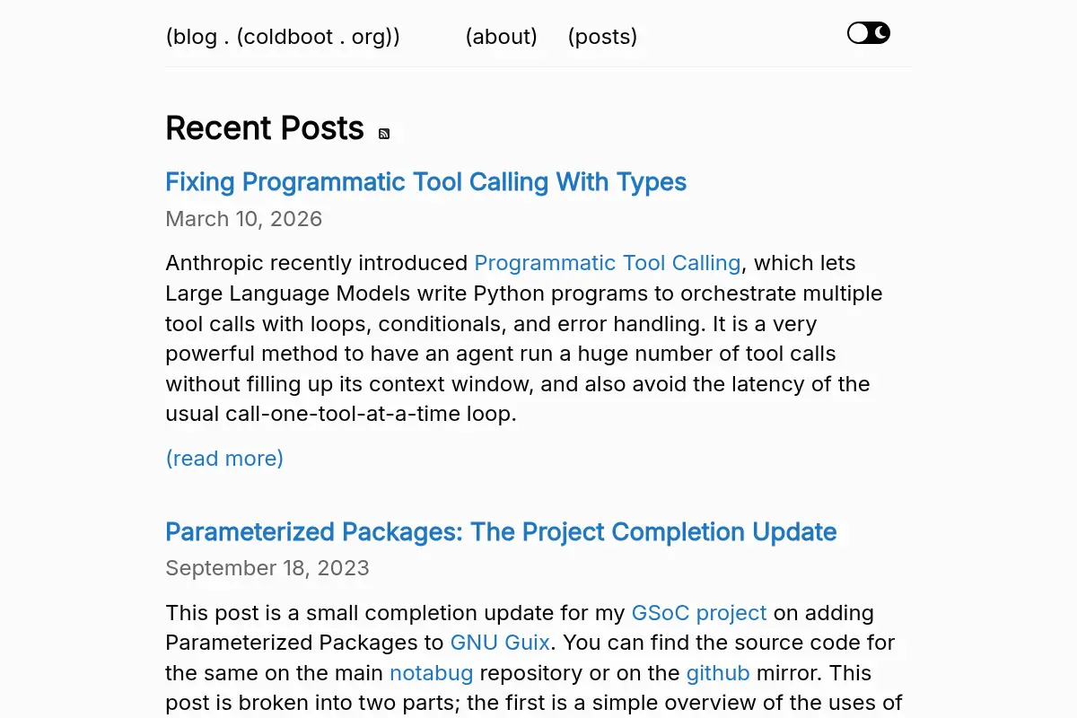 Coldboot Blog