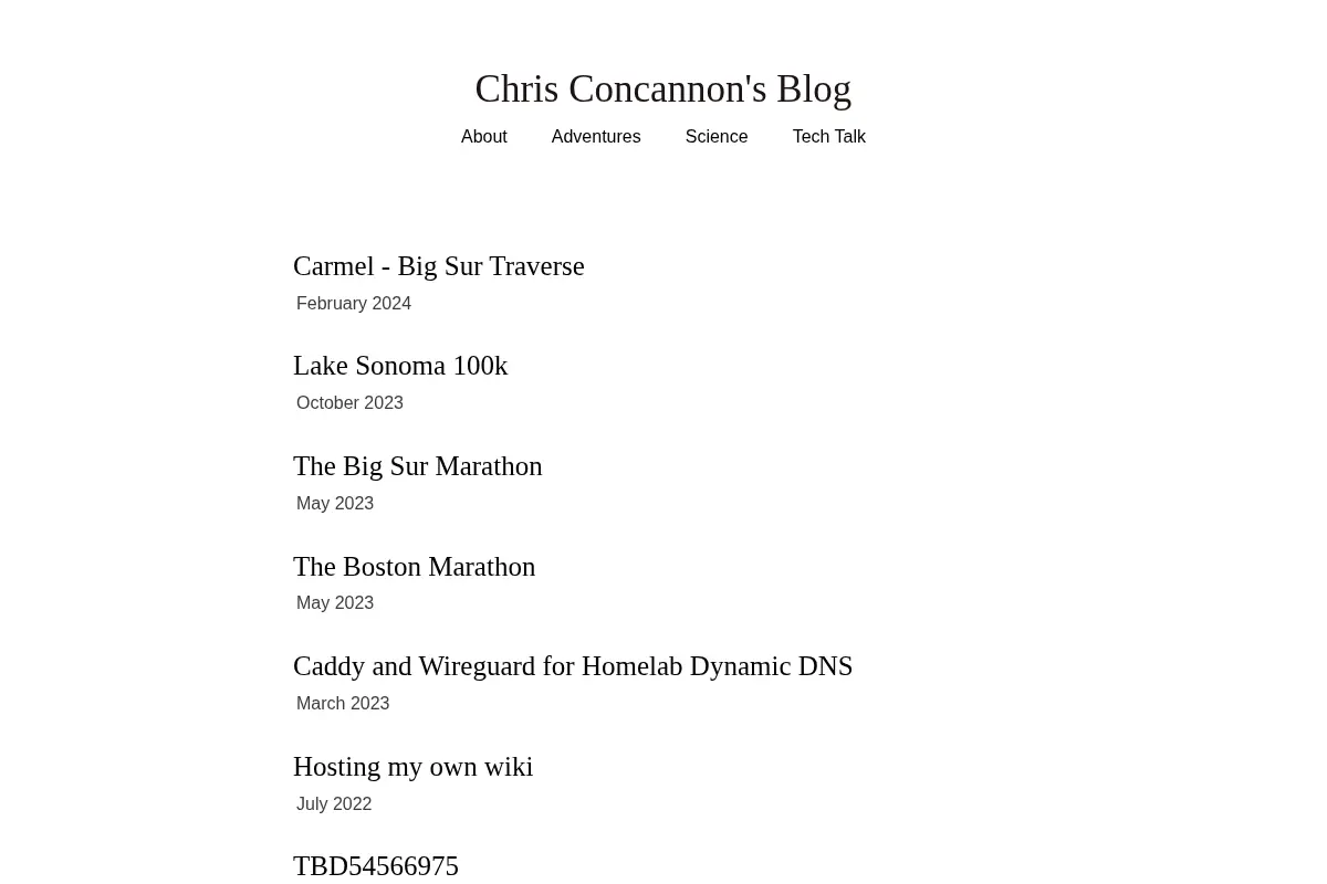 Chris Concannon's Blog